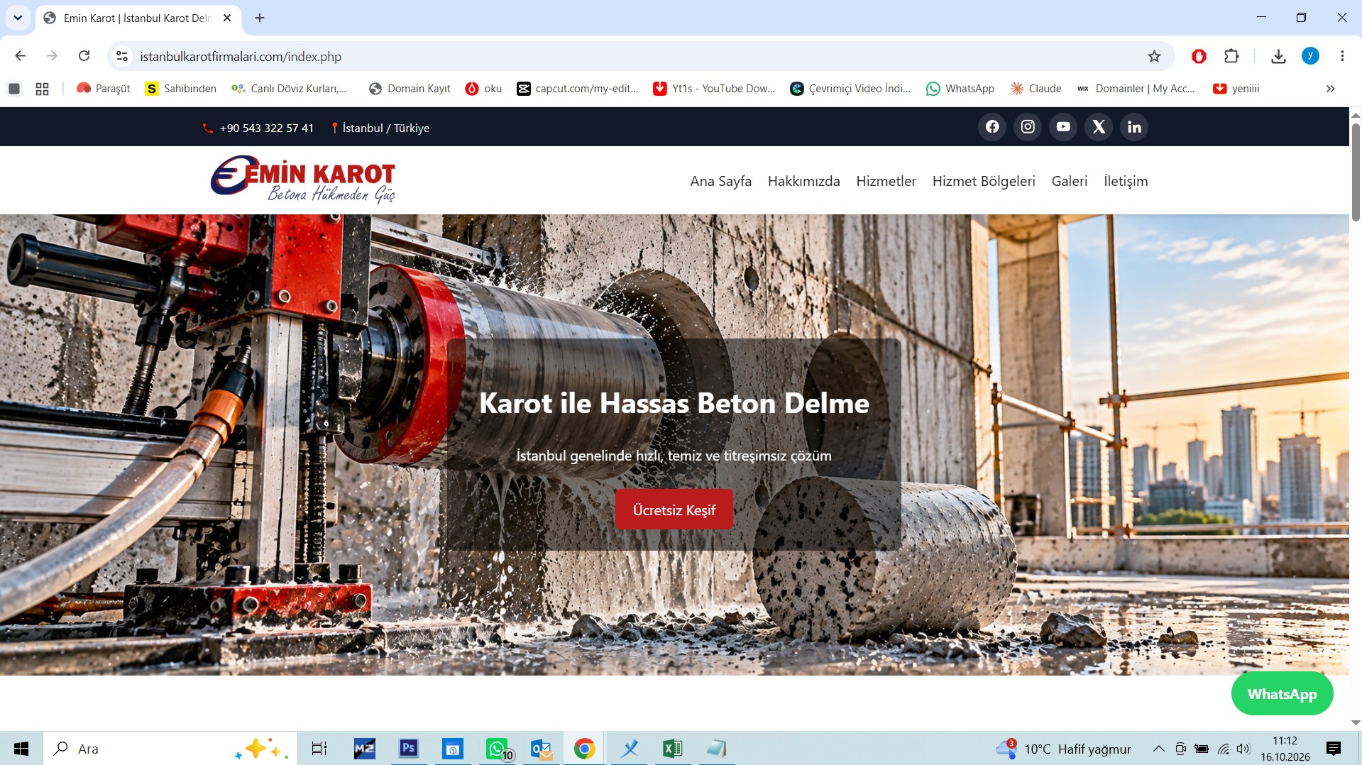 V18 Karot Web Tasarım
