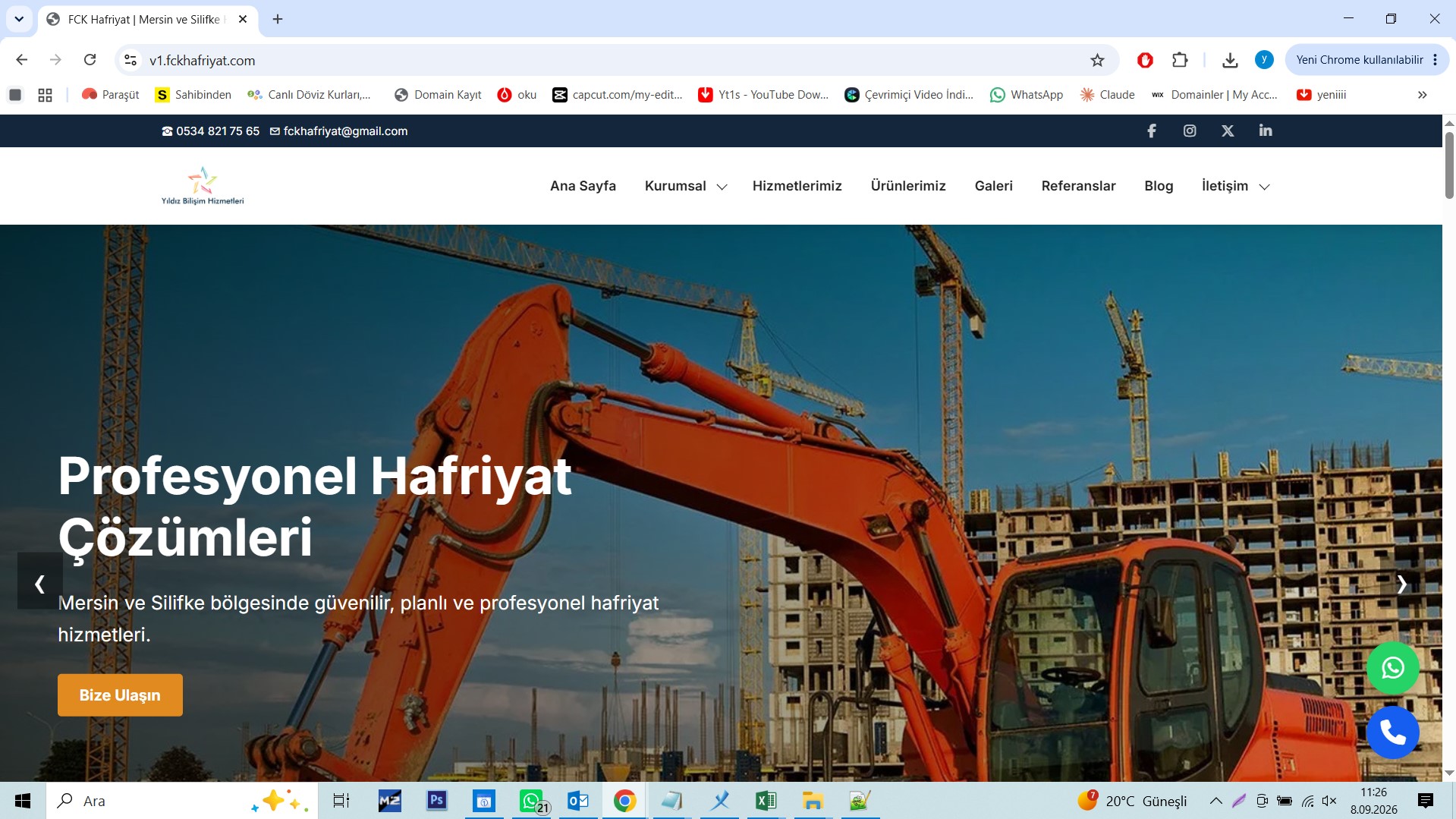V2 Hafriyat Web Tasarım