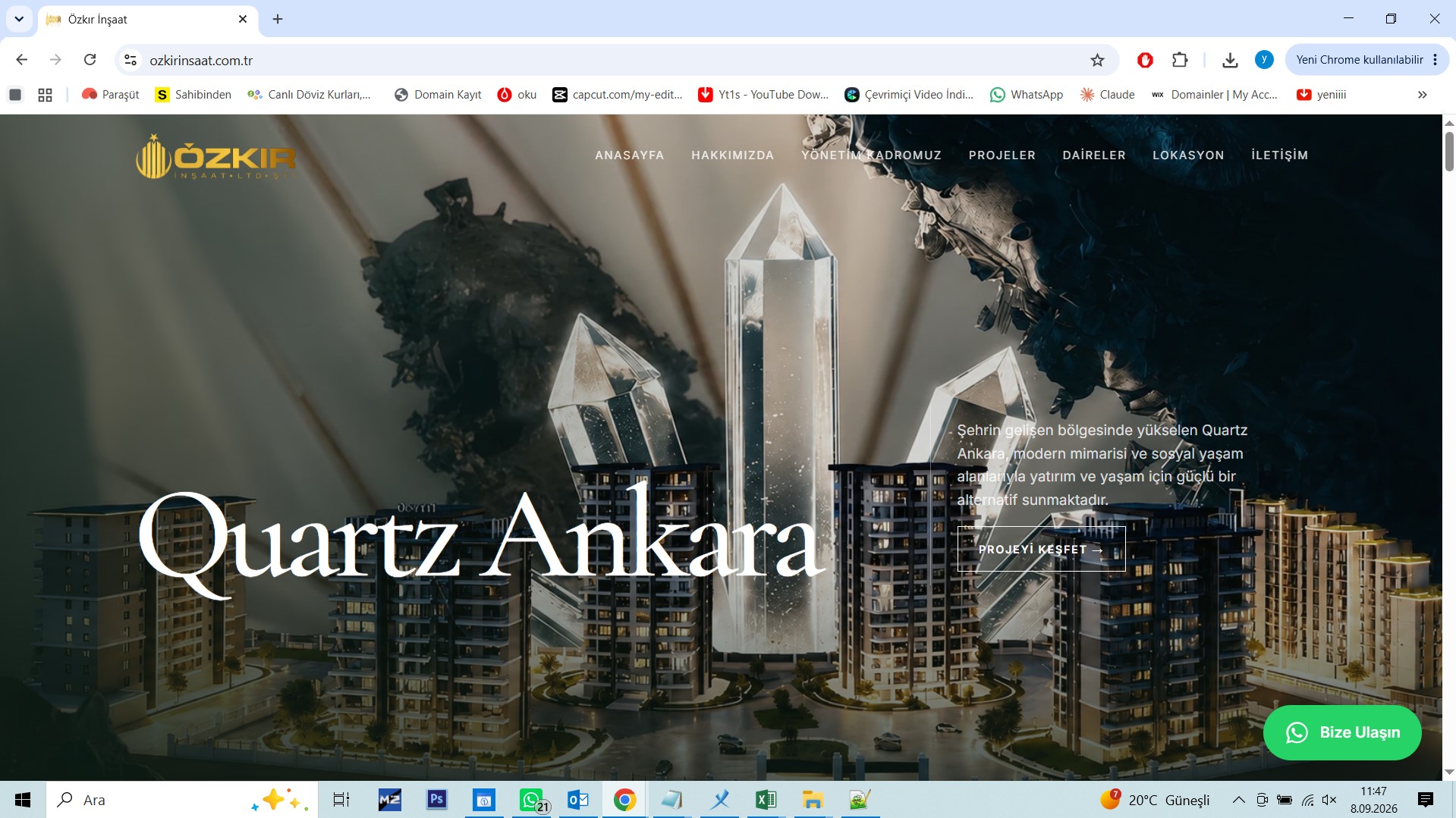 V5 İnşaat Web Tasarım