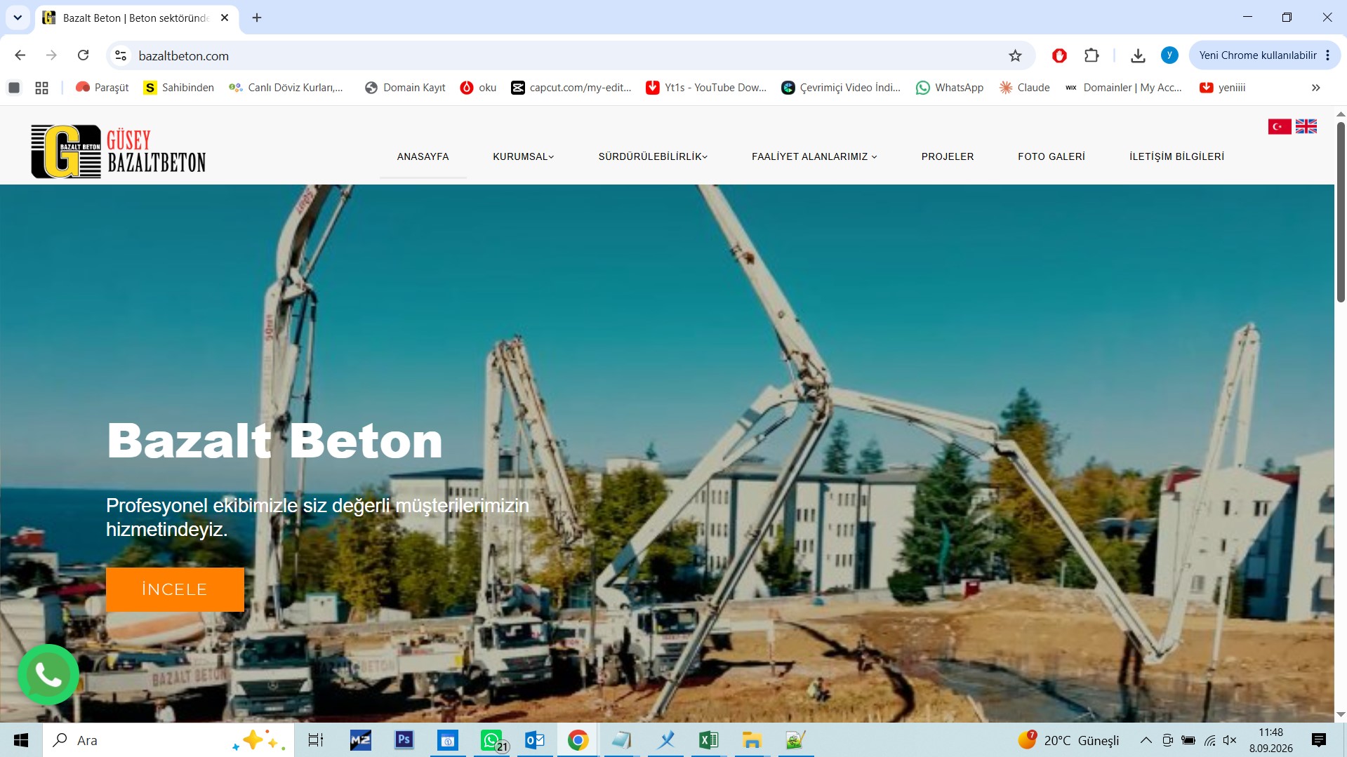 V6 Beton Web Tasarım
