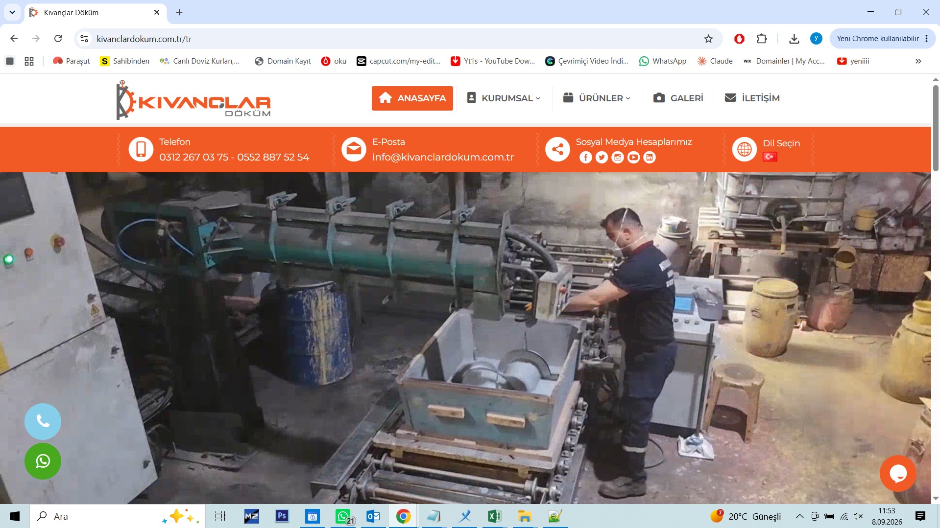 V7 Döküm Web Tasarım